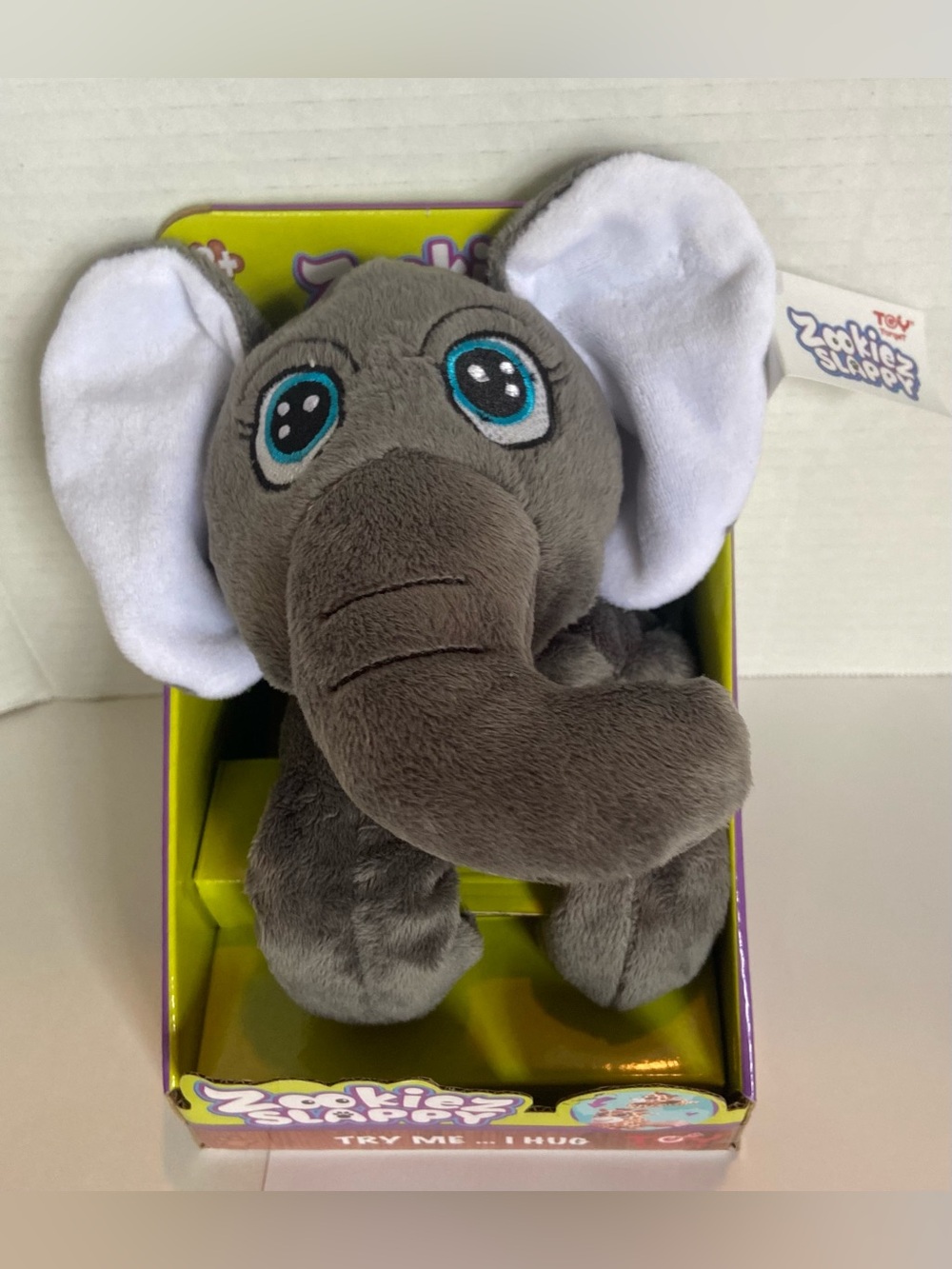 Zookiez Slappy Flappy Elephant Slap Bracelet Plush Toy – Brand New With Tags